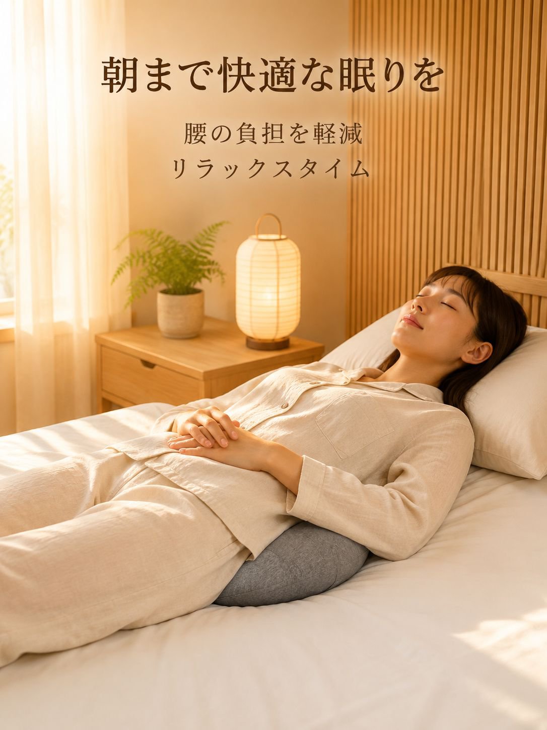 人間工学腰部サポート睡眠枕