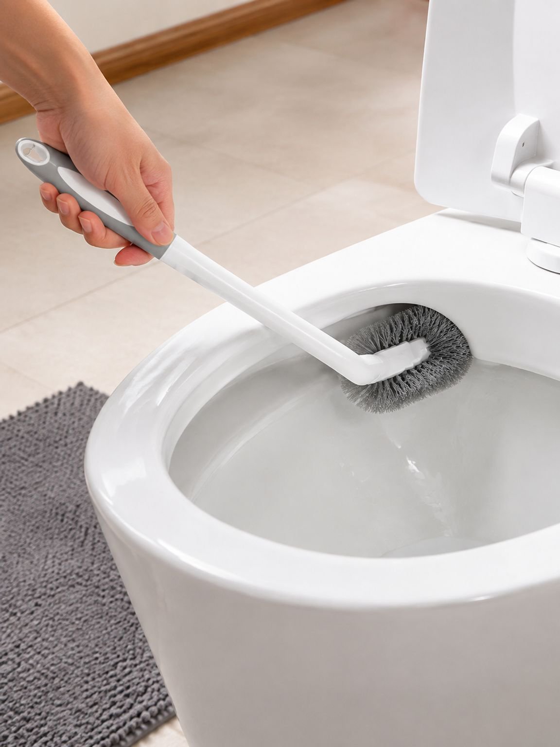 Multifunctional Wall-Mounted Toilet Brush