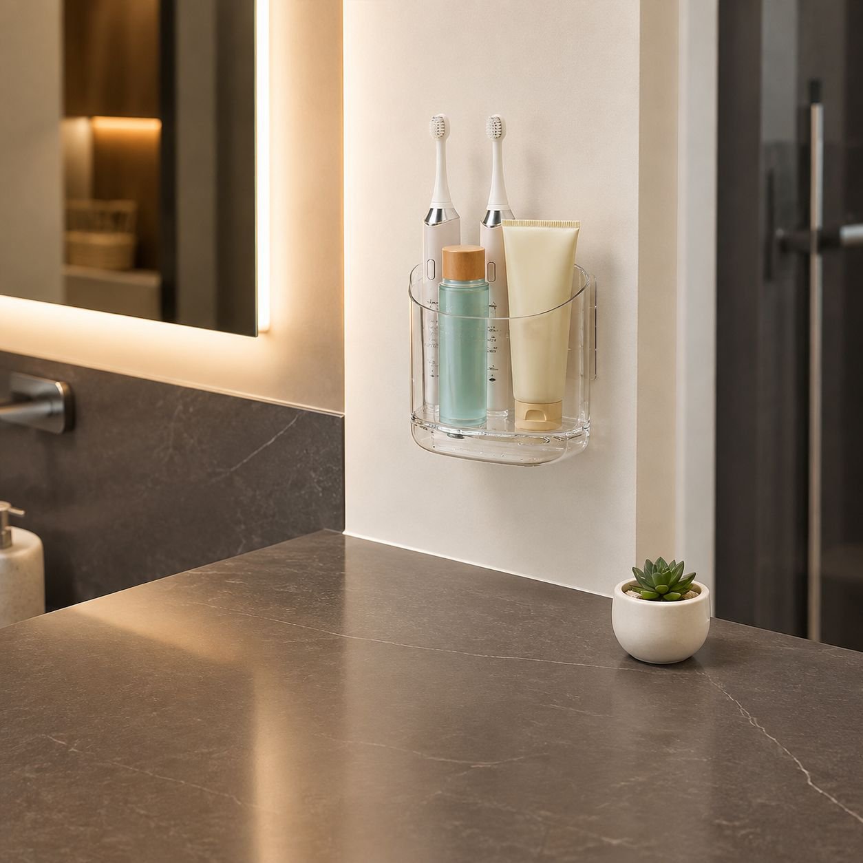 Wall-mounted Bathroom Storage Box