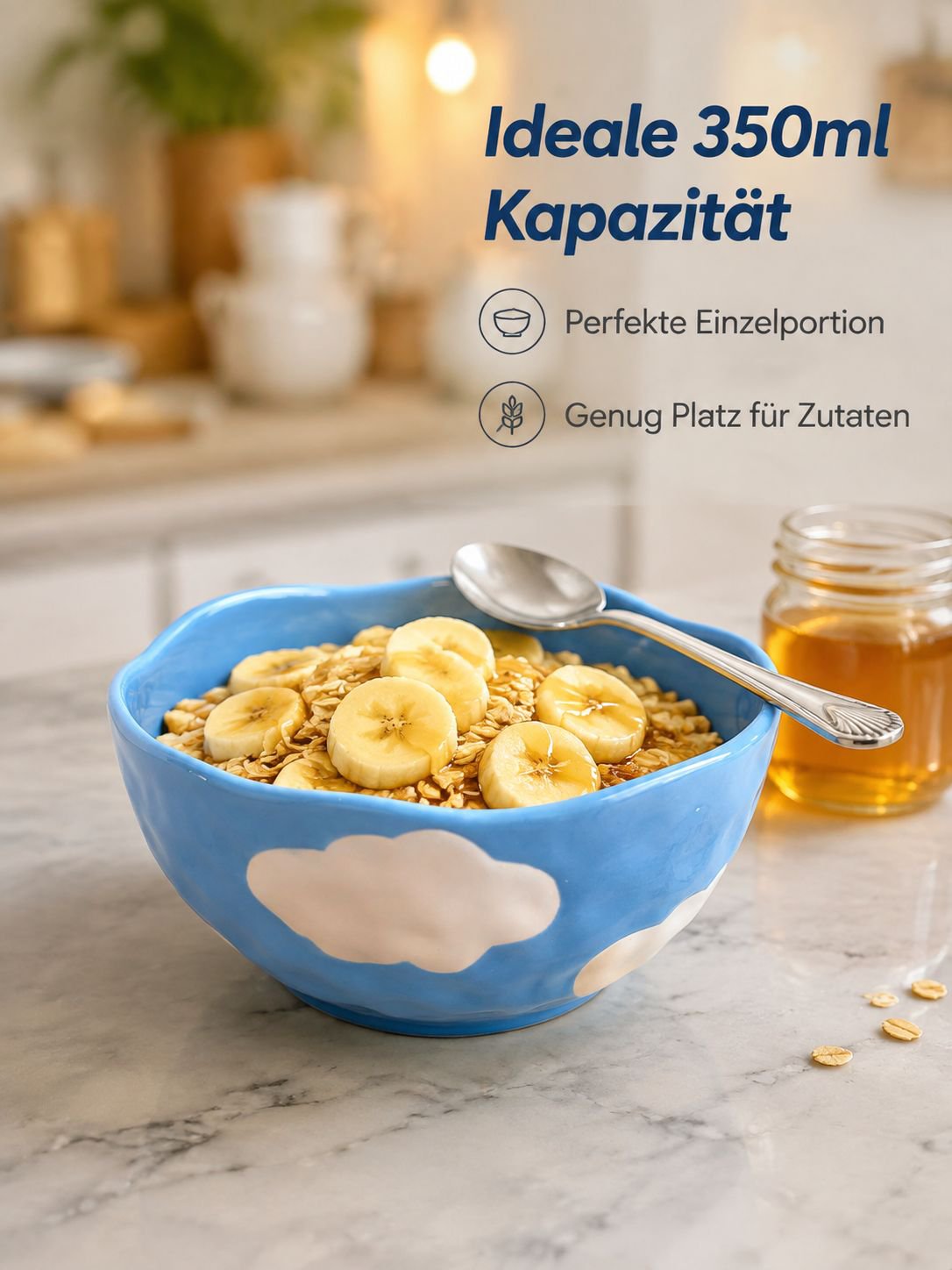 Handbemaltes, kreativ geformtes Keramikgeschirr