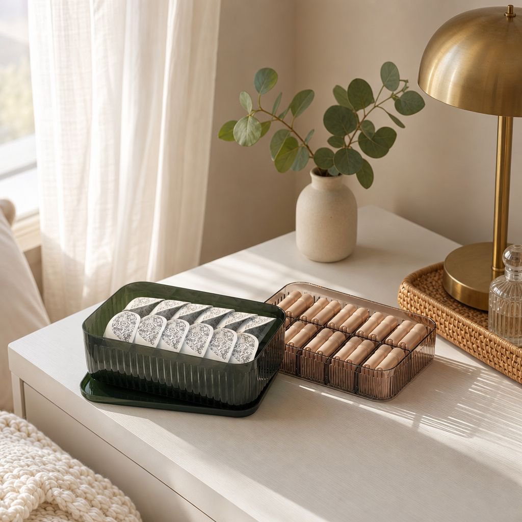 Sorting box with removable dividers for flexible storage