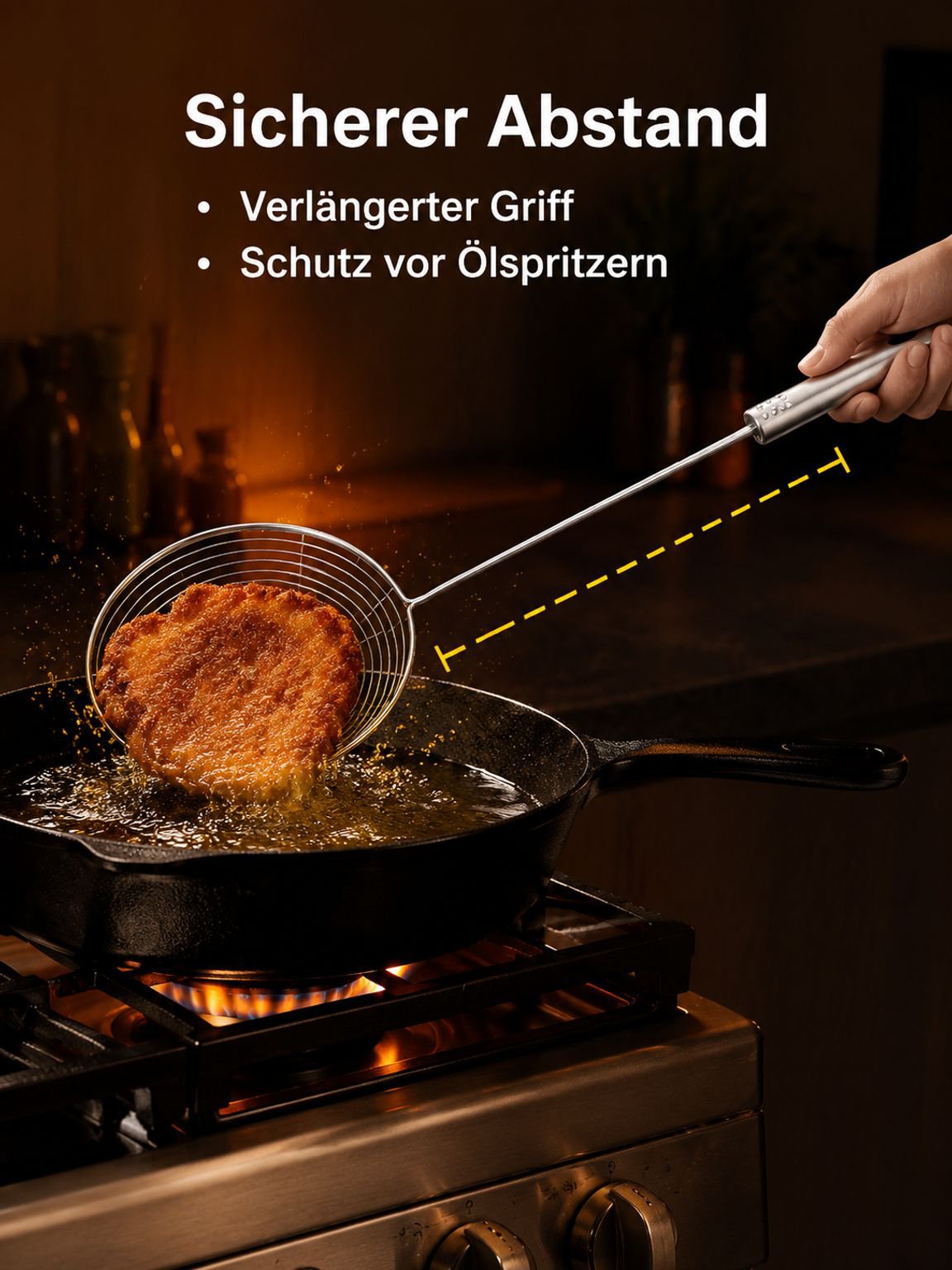 Langlebiger Edelstahl Küchenhelfer für tägliches Kochen