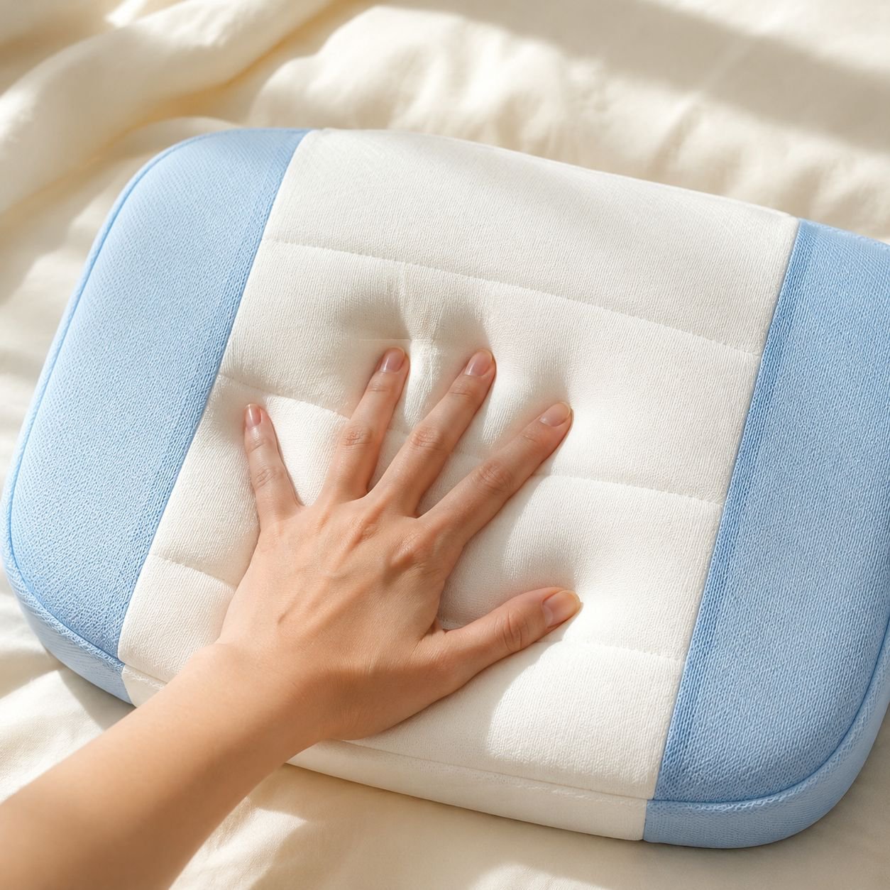 Cojín ortopédico para dormir, soporte y alivio del dolor lumbar