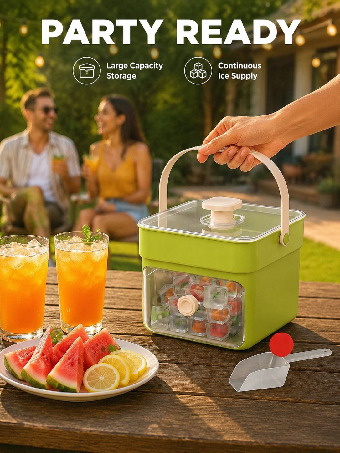 Press Ice Mold for Home Use - Food Grade