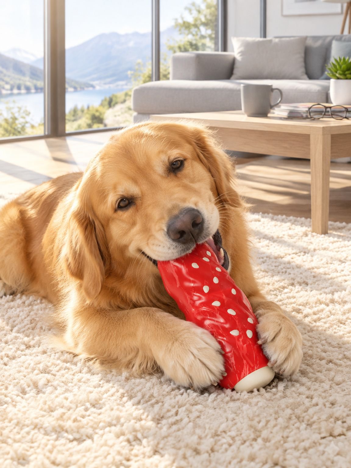 Heimtierbedarf neue Hot Dog Zahnbürste Sound Spielzeug Snacks Beißring Hundespielzeug