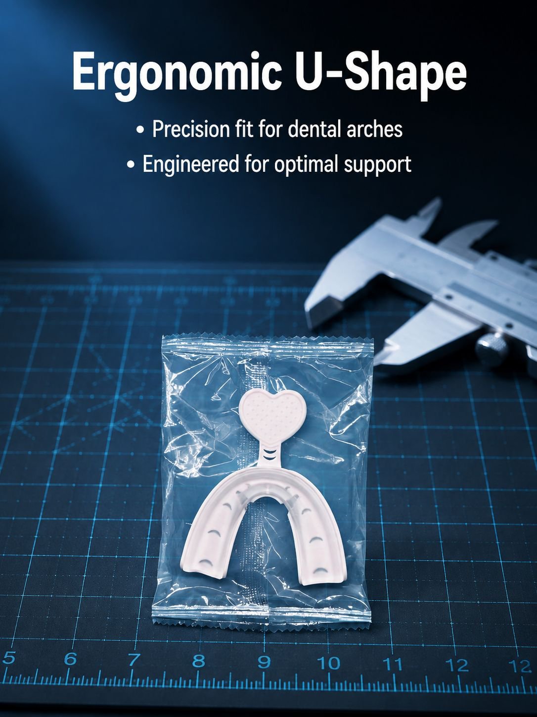 Complete night guard kit with tooth box and bite gel
