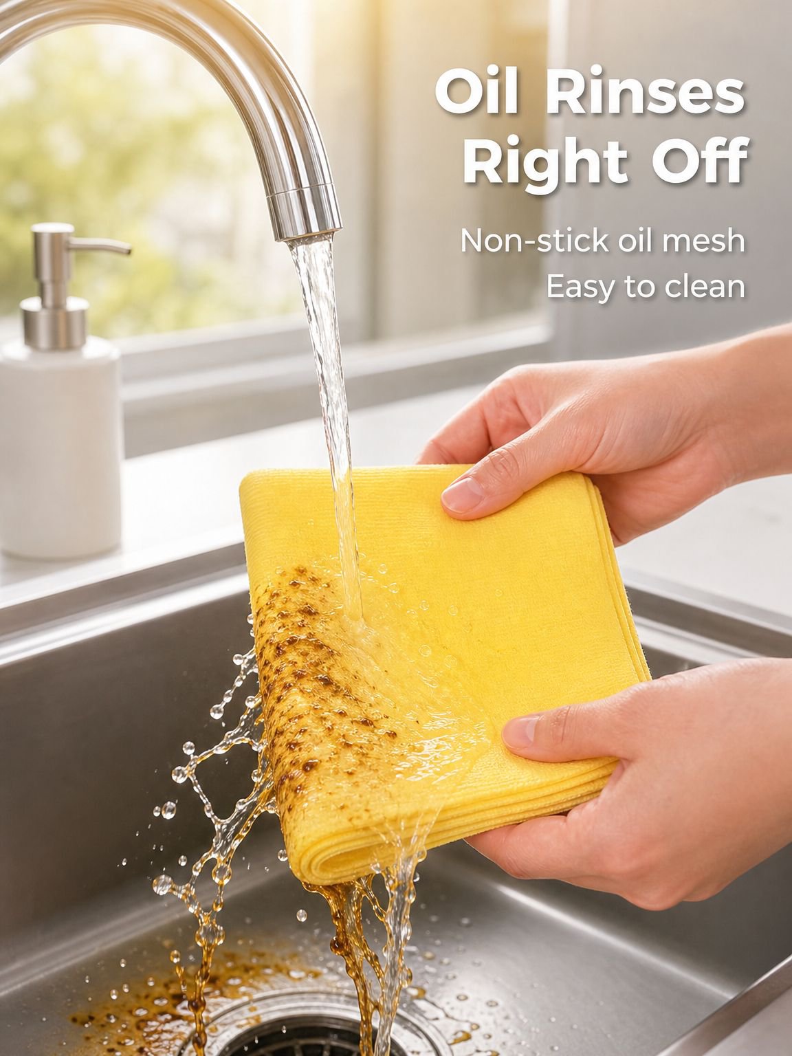 Thickened Loofah Non-stick Oil Cloth