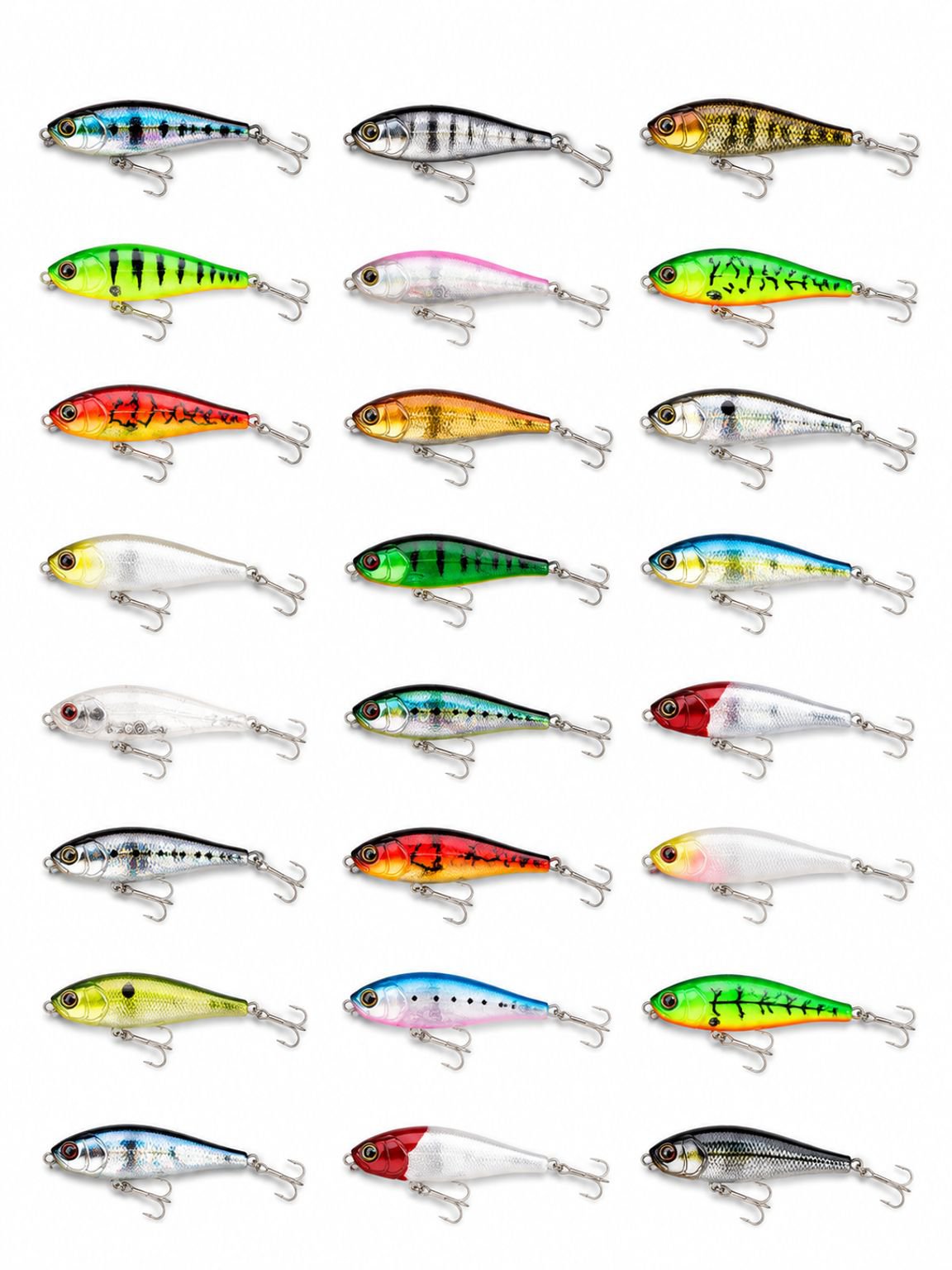 No. 7 Lure Christmas Gift Box Set 24 Lure Lure Blind Box Fishing Bait Minnow Bo Climbing VIB Set