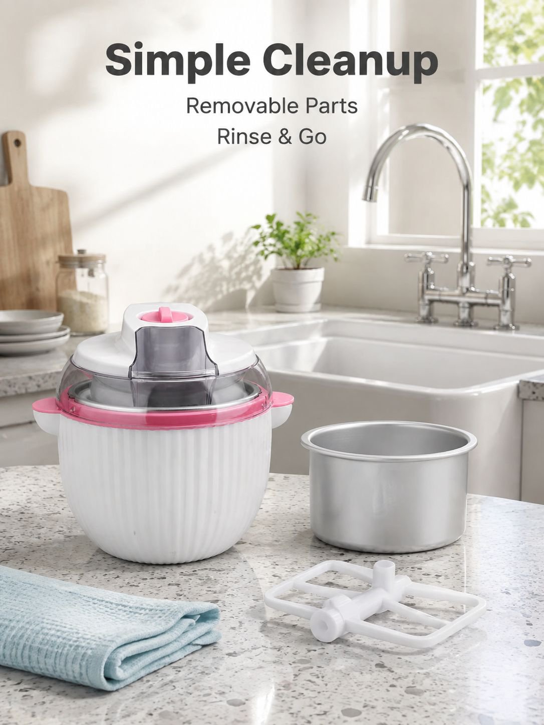 Home Small Fully Automatic Ice Cream Maker
