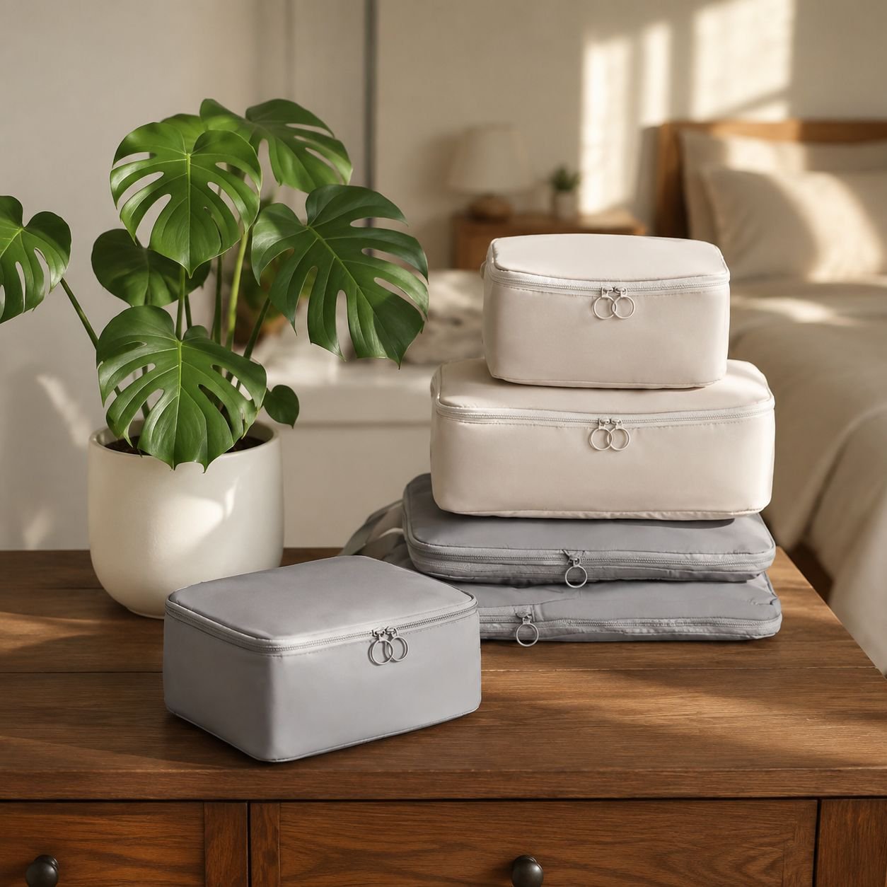Travel-friendly compression bag for organized packing