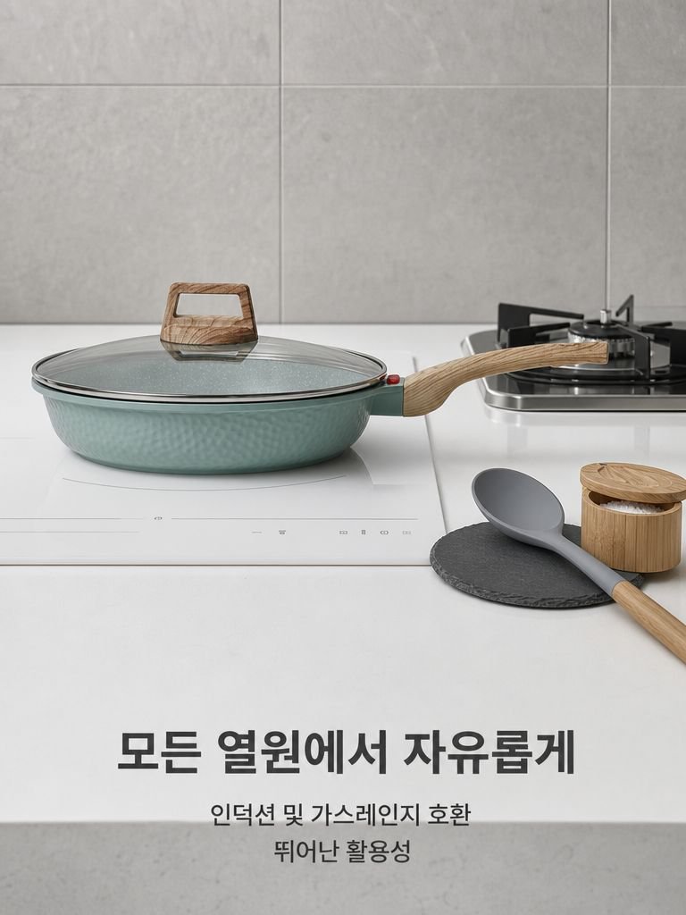 무연 알루미늄 합금 프라이팬