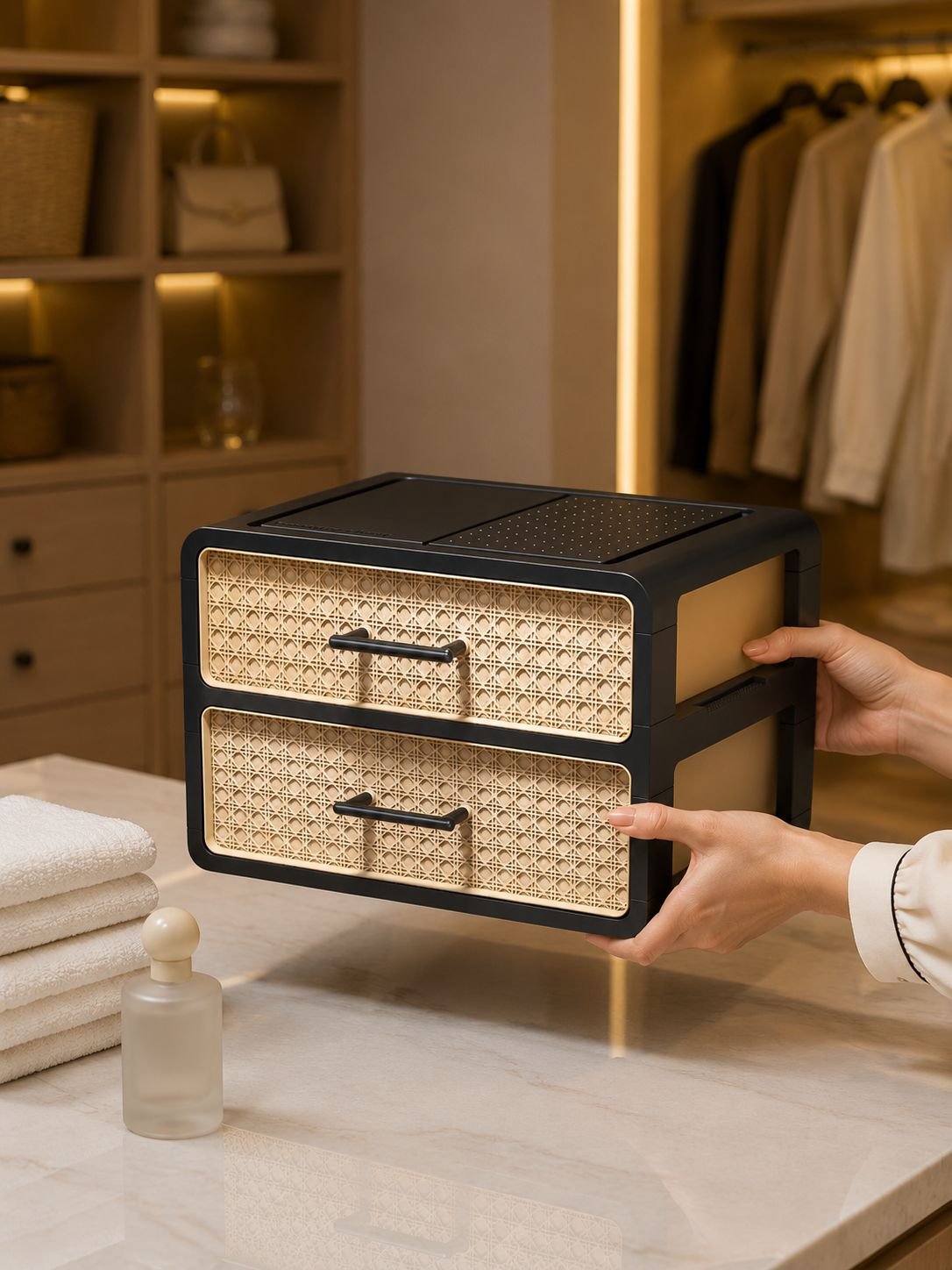 Organizador de cajones para ropa interior y accesorios