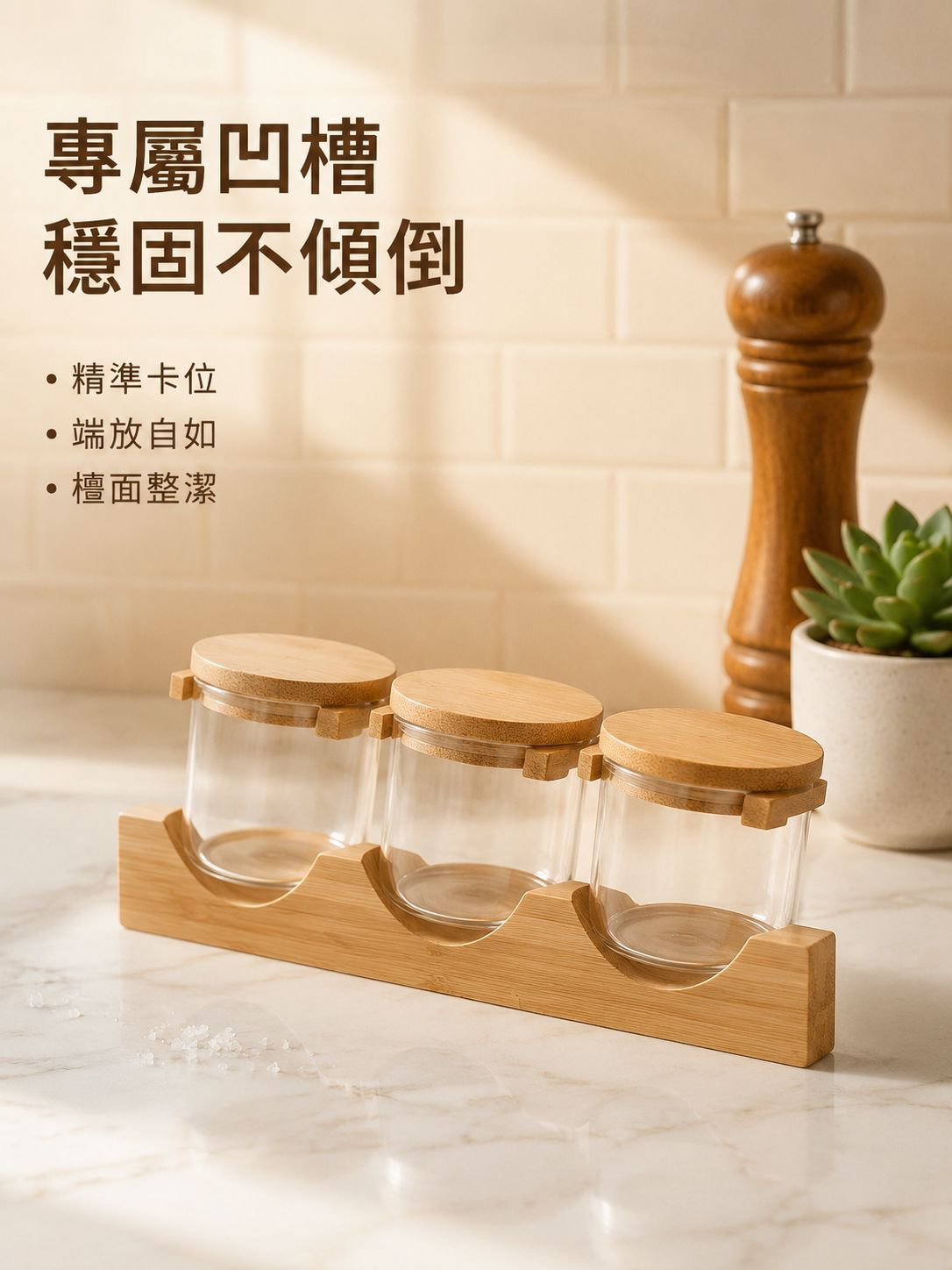 廚房調料盒玻璃罐套裝密封防潮