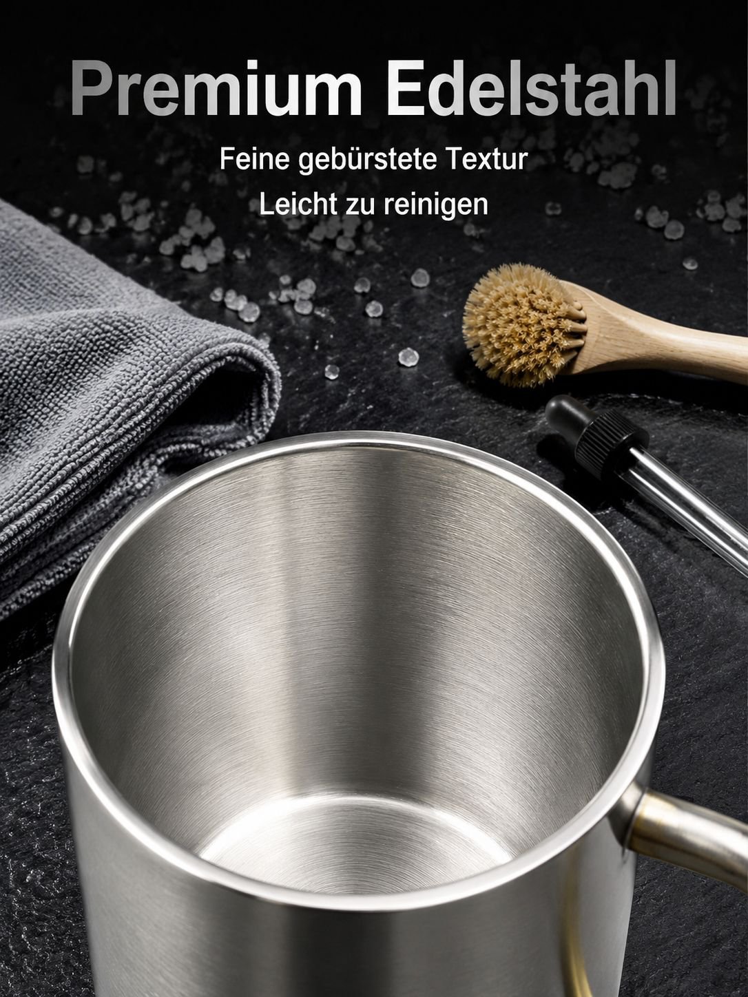 Auslaufsicherer Kaffeebecher aus Edelstahl