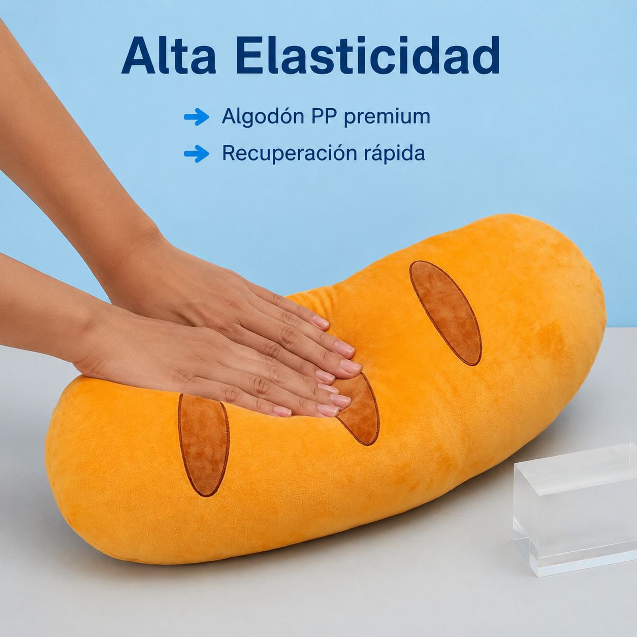 Almohada de baguette simulada