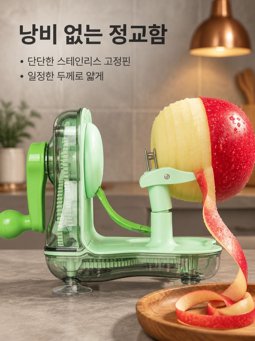 다기능 사과 껍질 벗기는 기계