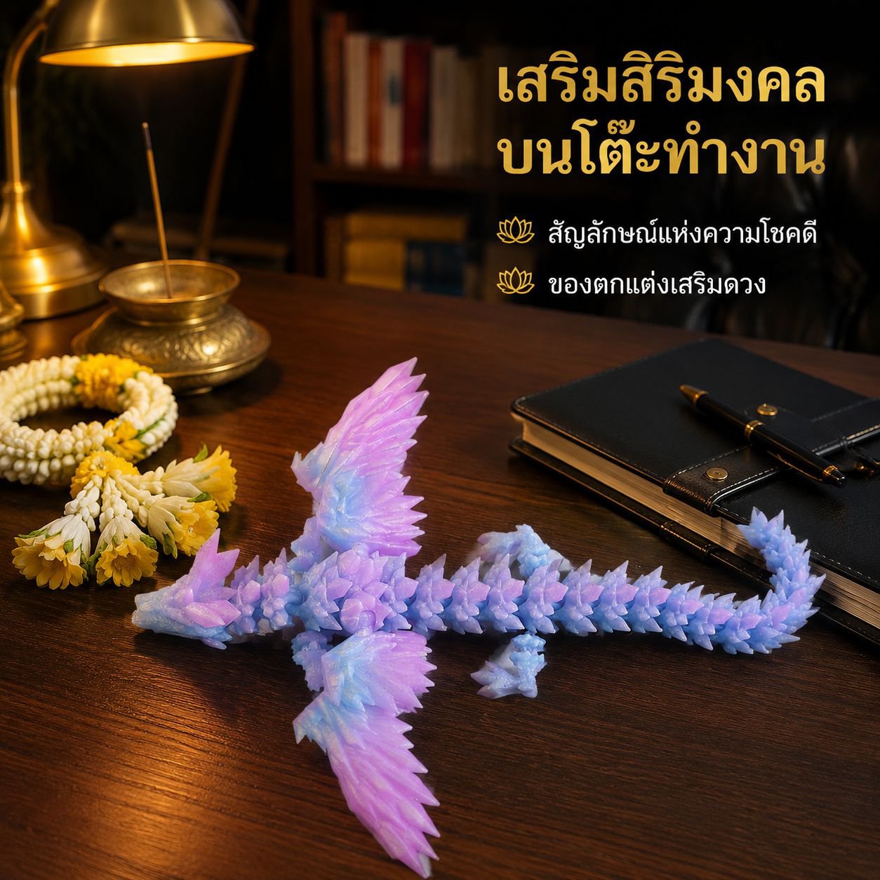 ของตกแต่งมังกรบินตั้งโต๊ะ
