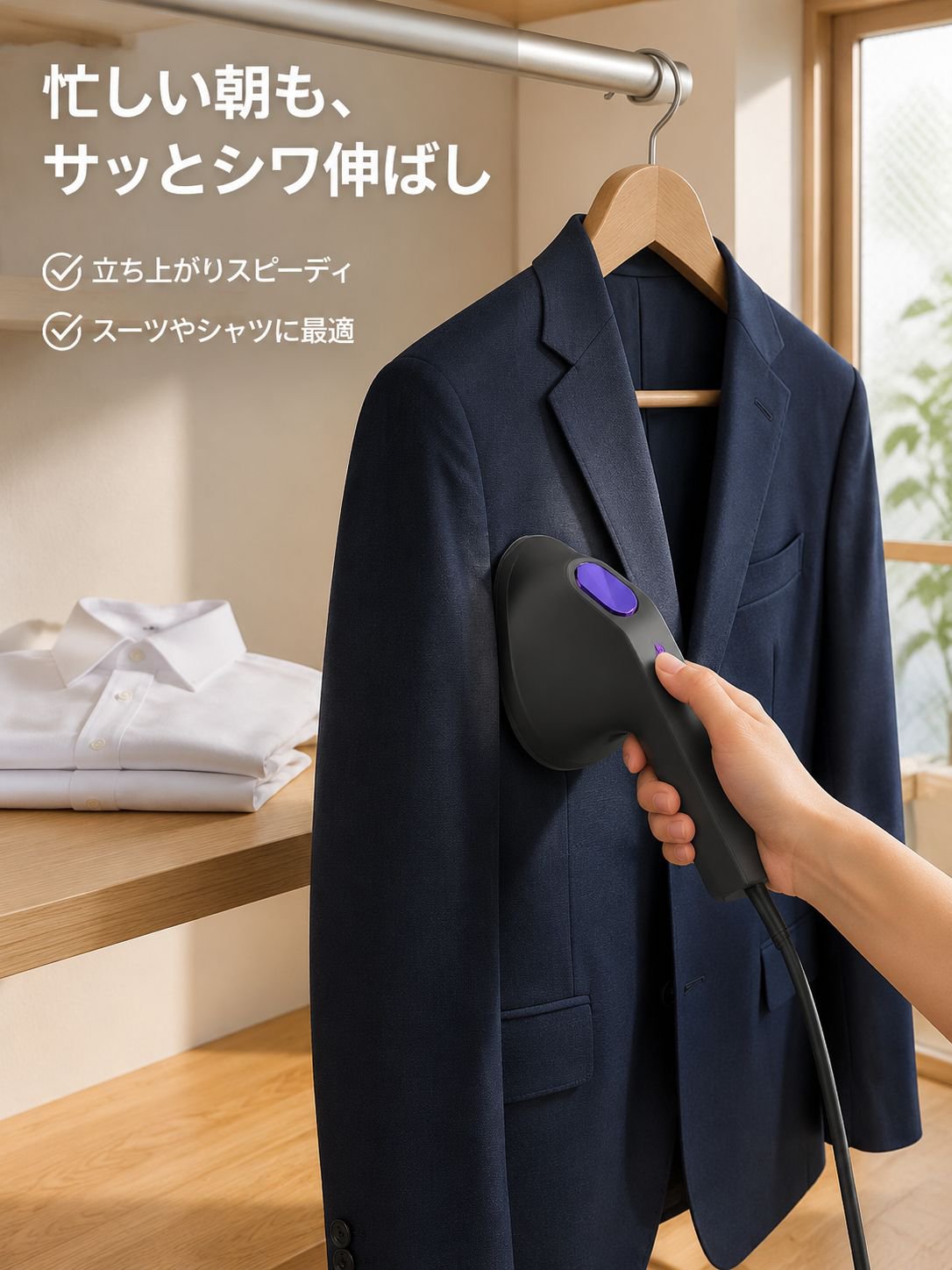 ポータブル旅行用ハンディアイロン