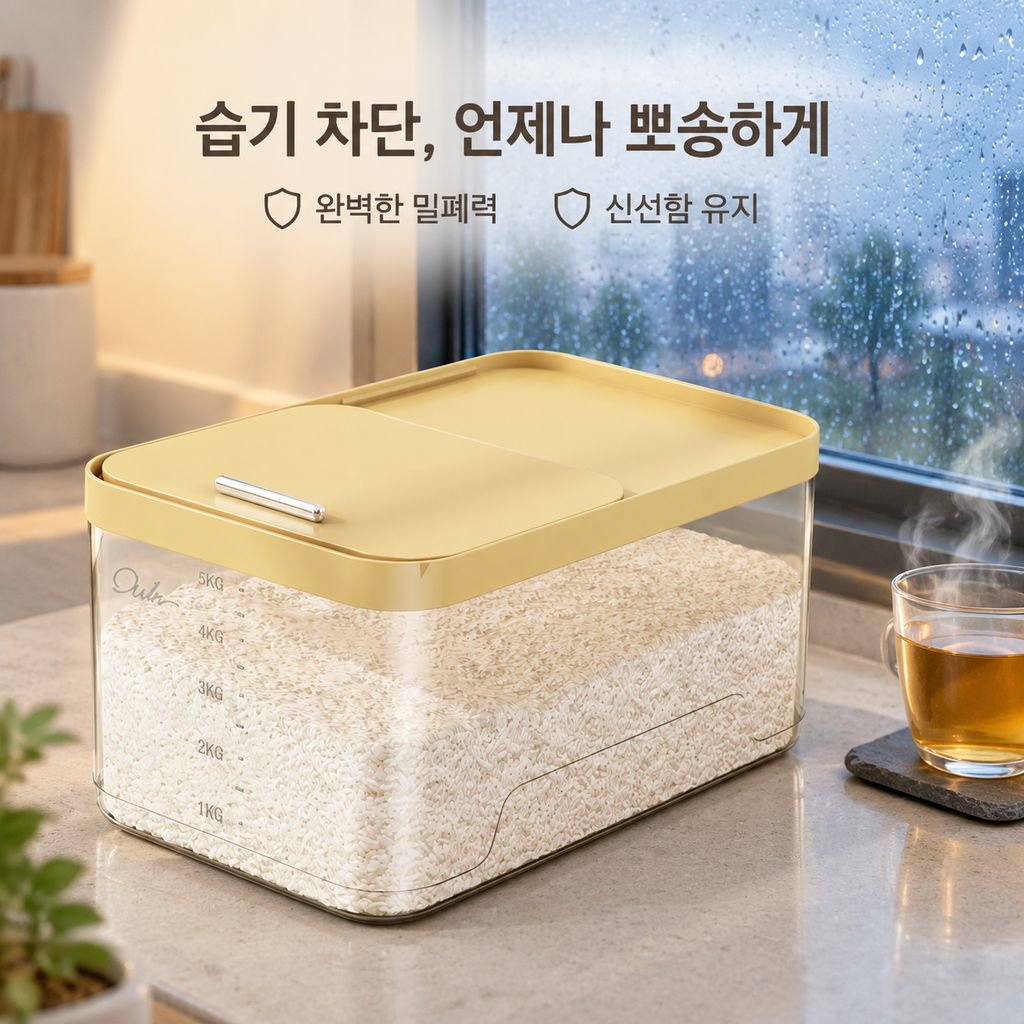 주방용 밀가루 밀폐 용기