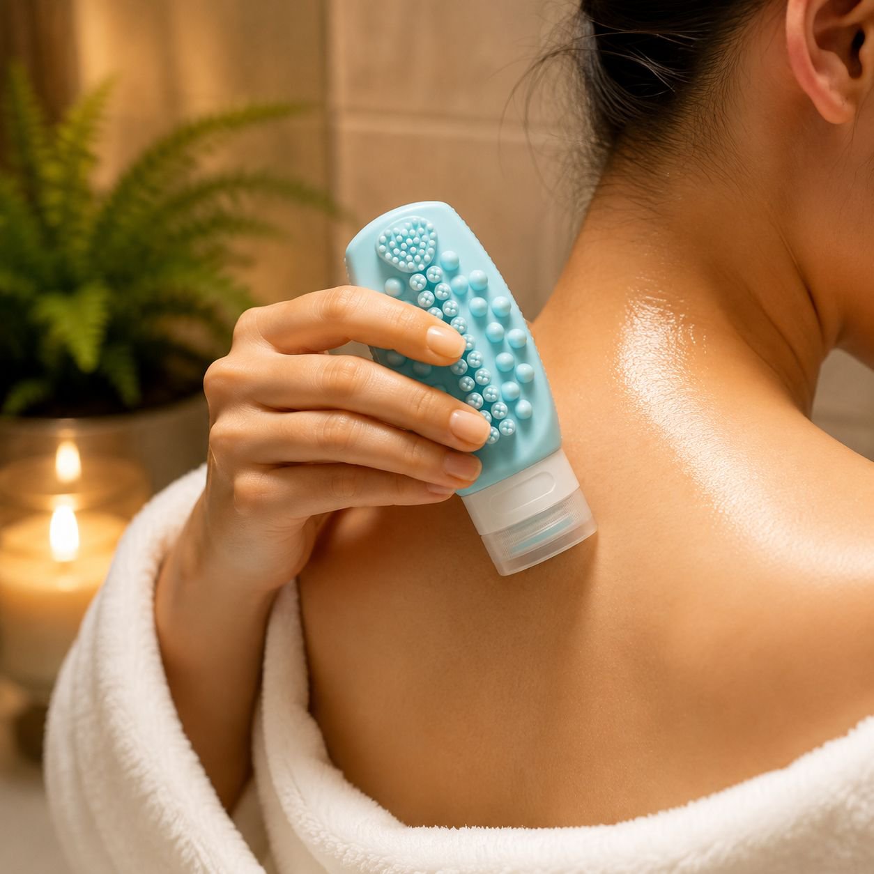액체 보관이 가능한 실리콘 브러시 용기