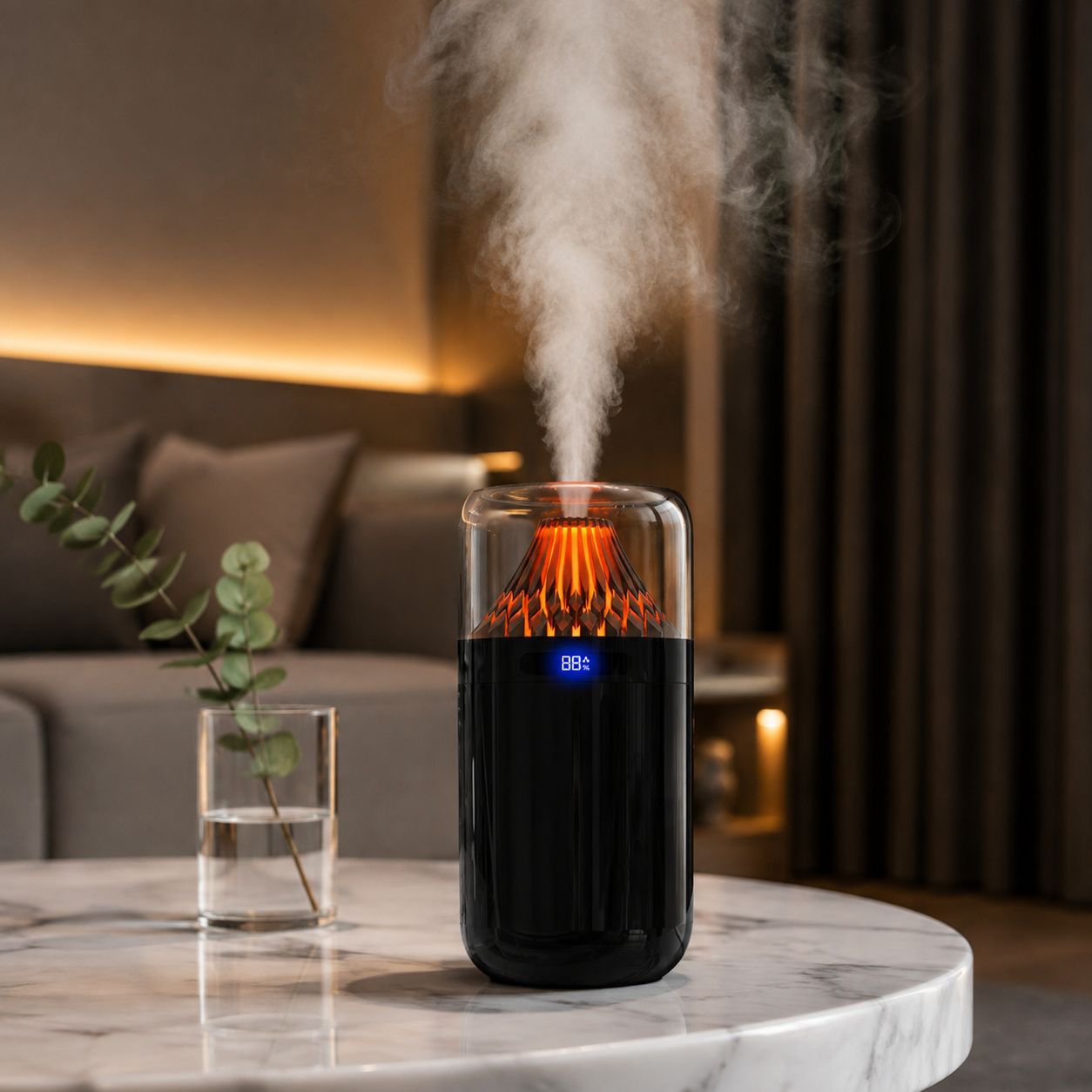 Humidificador de aromaterapia para dormitorio y oficina, silencioso para escritorio