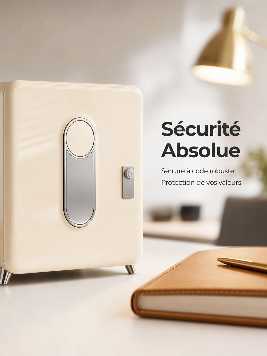Boîte de rangement secrète à grande capacité avec verrou