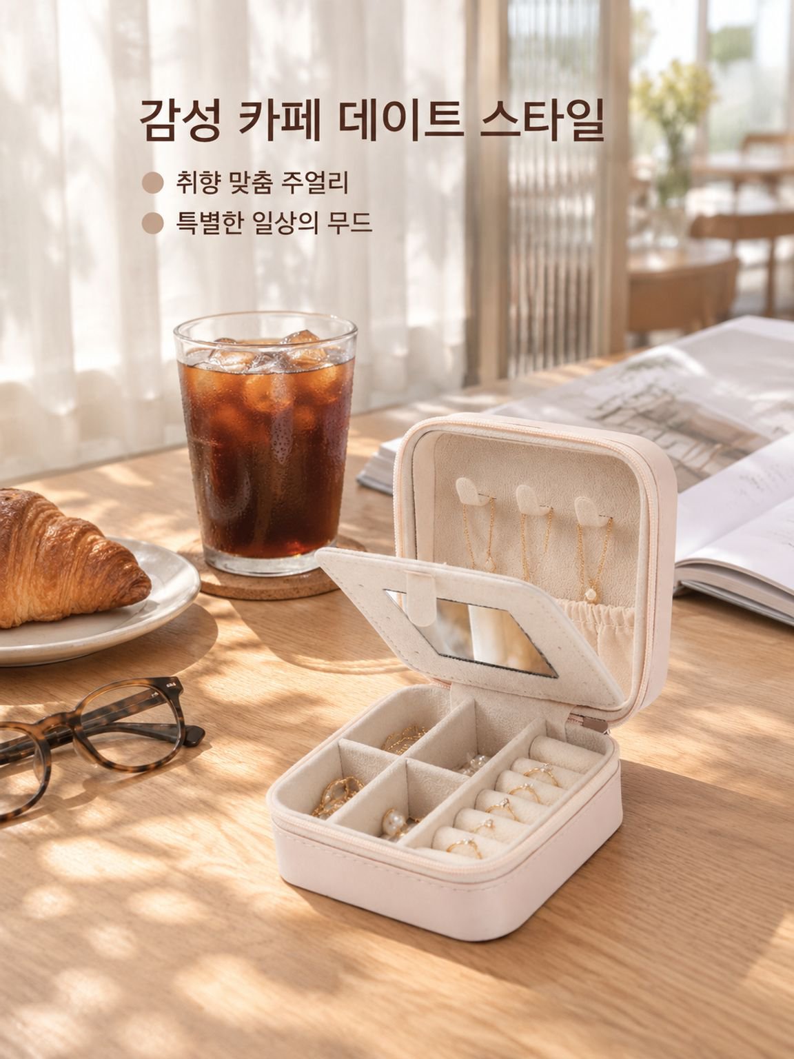 휴대용 여행용 주얼리 함