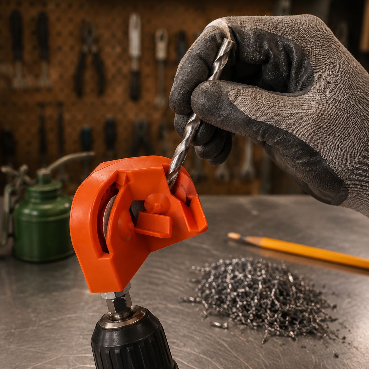 Portable drill bit grinder, new wrench, drill bit sharpener, grinding wheel, drill bit holder