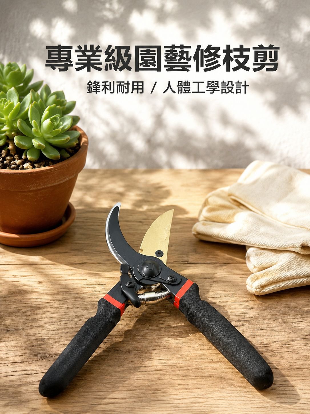園藝專用強力修枝剪刀，粗枝修剪工具，果樹花卉剪枝剪