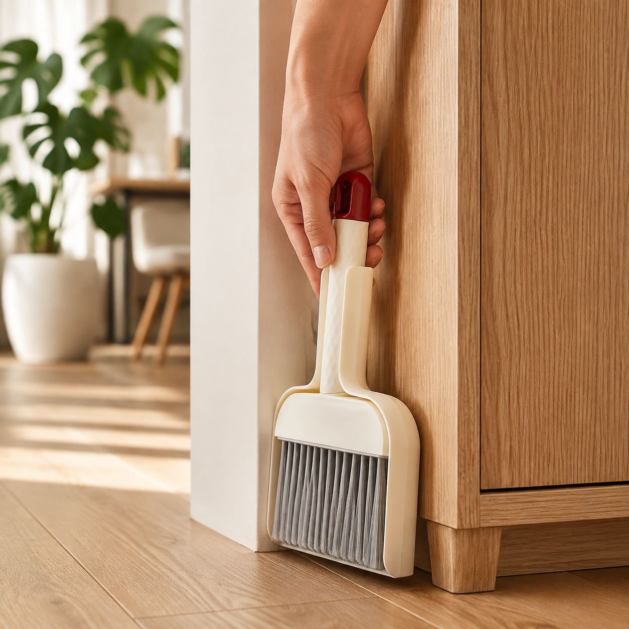 Dust removal mini brush for office desk