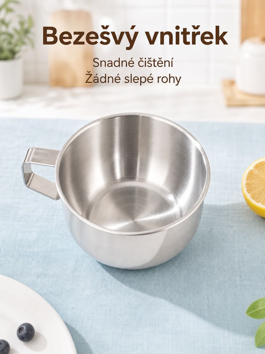 Stainless steel baby cup, mini water cup, food grade, household use, toddler cup with handle, anti-s