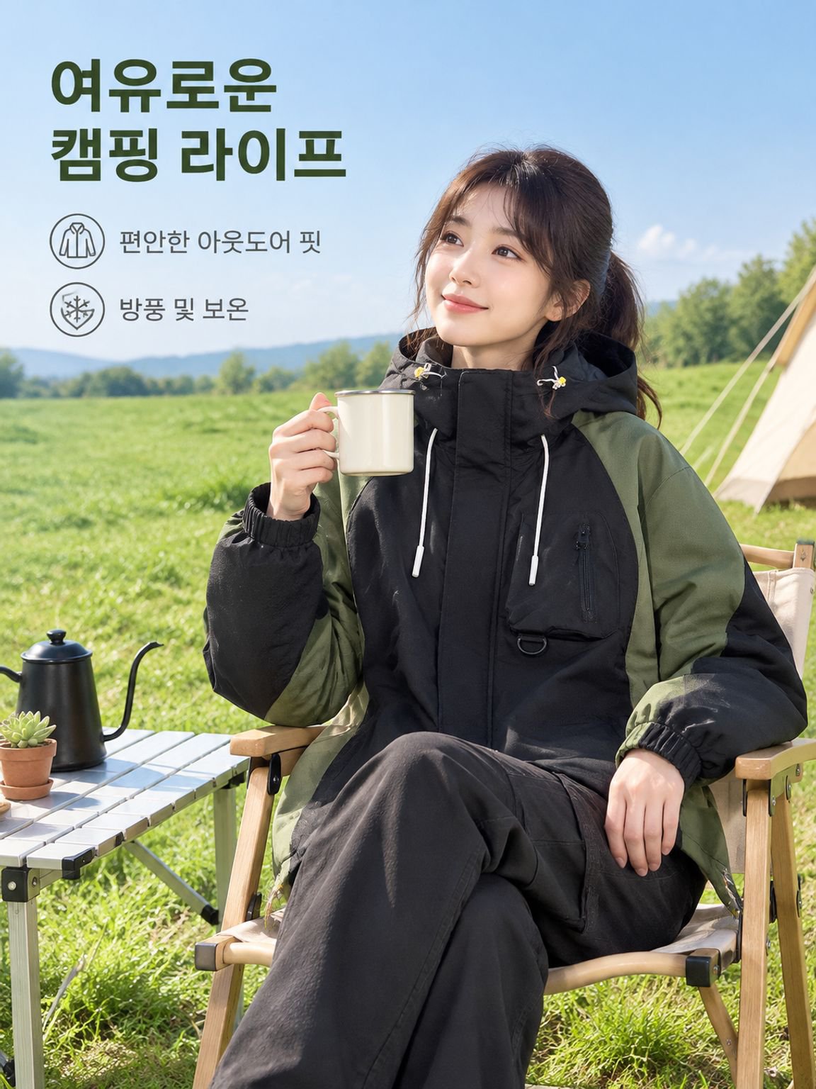 가을 트렌디 남성 루즈핏 캐주얼 재킷