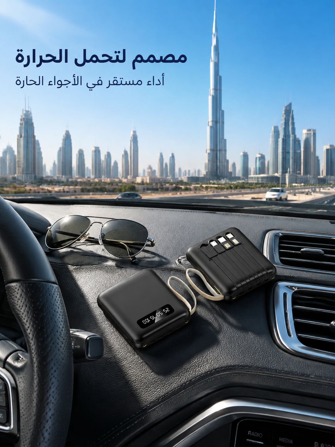 بنك الطاقة المحمول المناسب لجميع الأجهزة الإلكترونية
