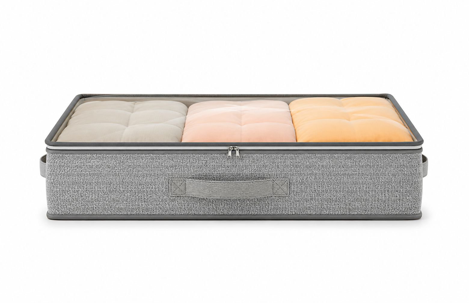 Under Bed Rolling Storage Drawer Clothes and Quilt Organizer