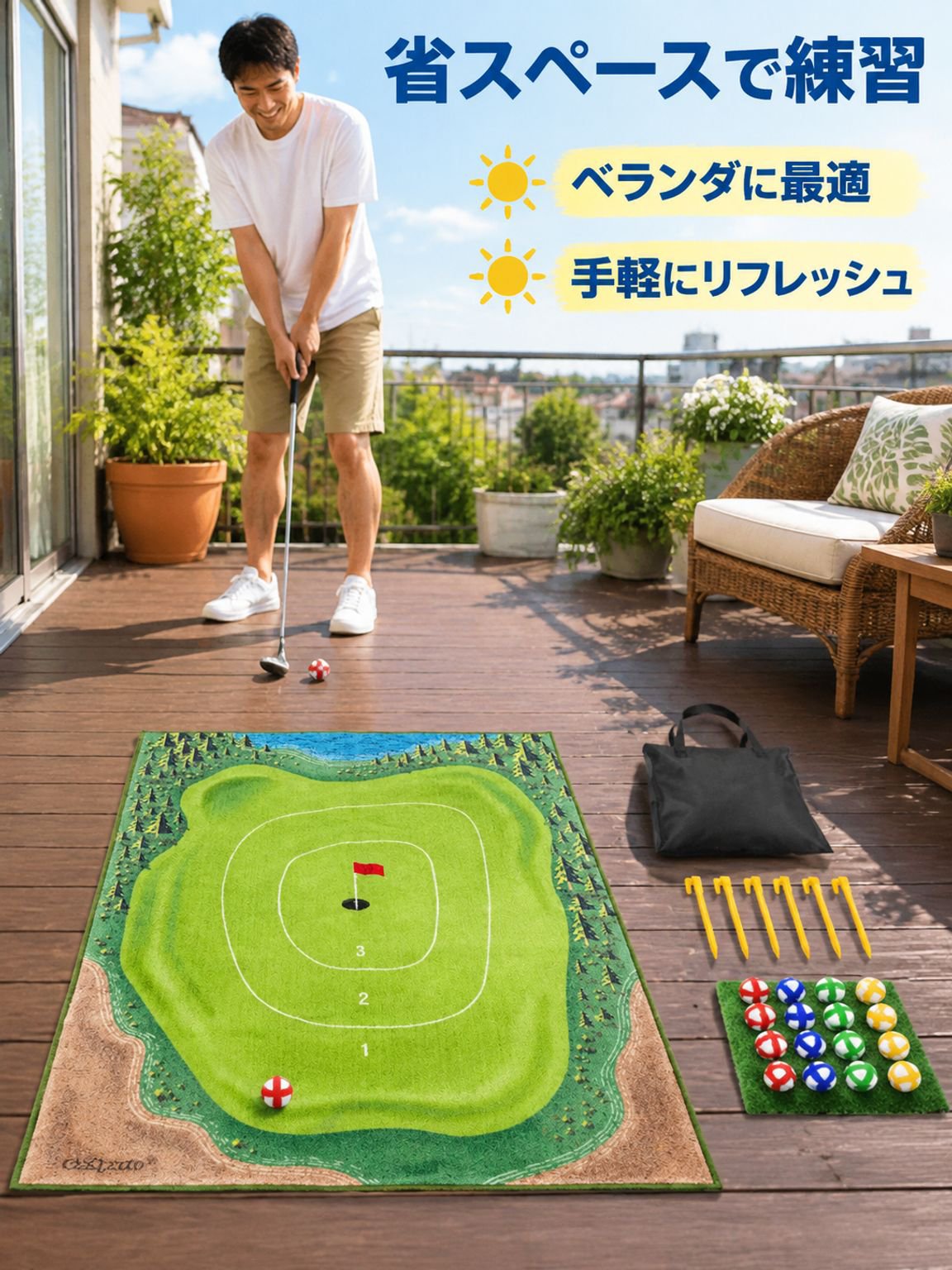 ゴルフゲームセット