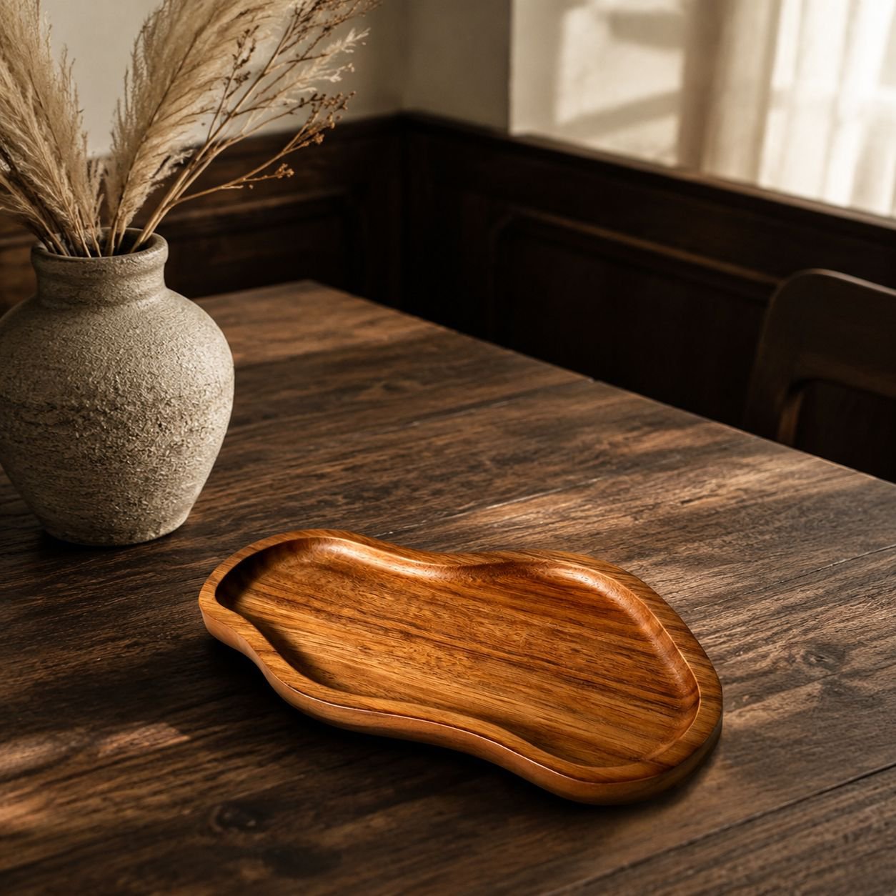 Unique peanut-shaped serving platter for parties