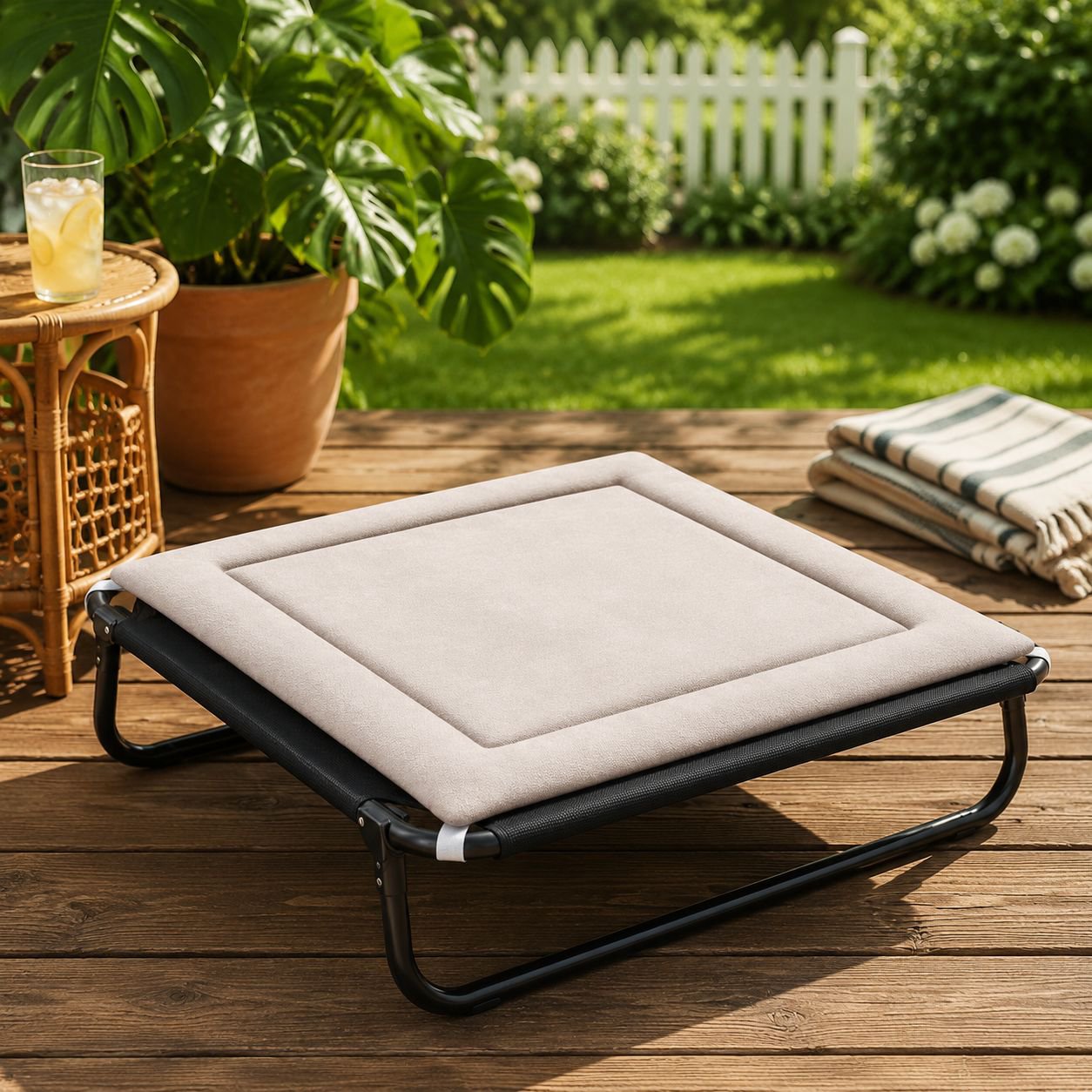 Good air permeability dog bed kennel mat Removable and washable storage Portable Folding Dog Bed Dur