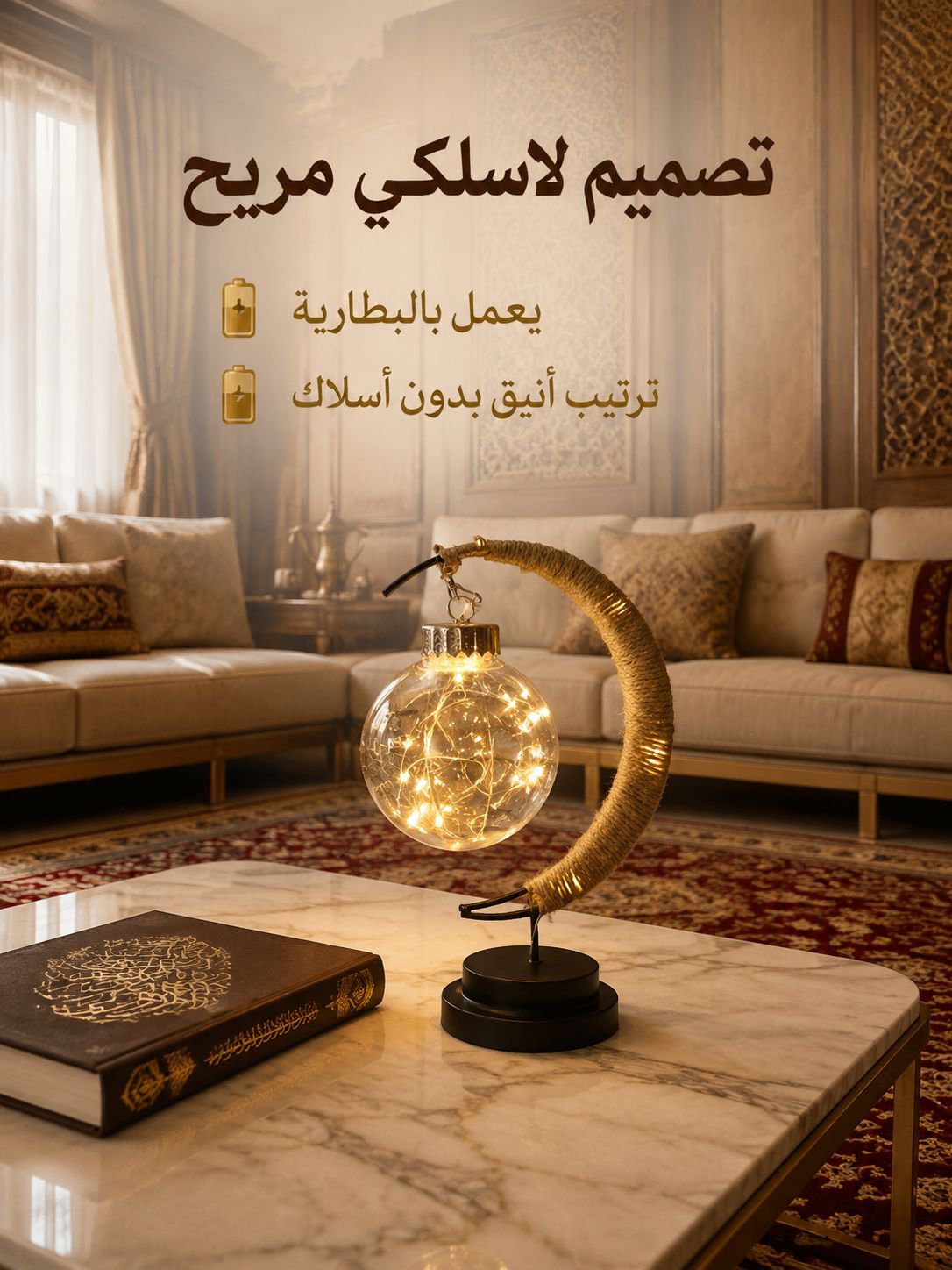 مصباح طاولة ليد ألماني لتزيين البيت وتهيئة الجو