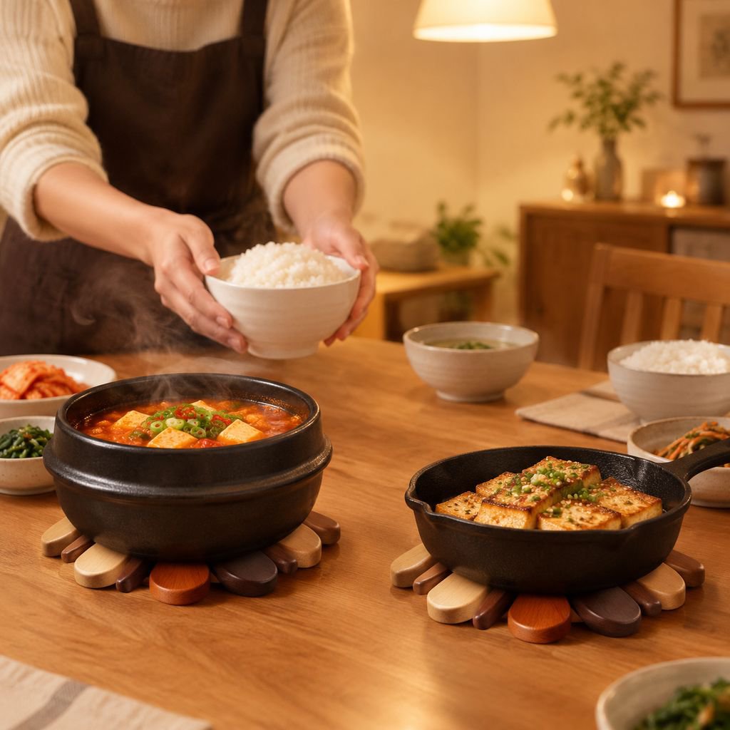 내열 냄비받침 식기장 장식품