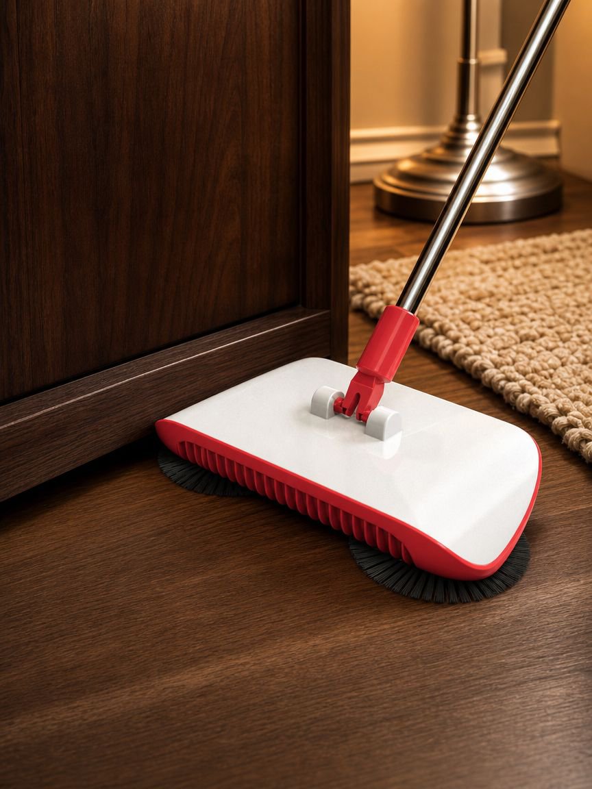 Magic sweeper and broom combo for home use