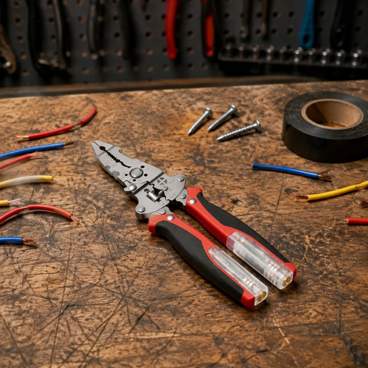 Folding wire strippers