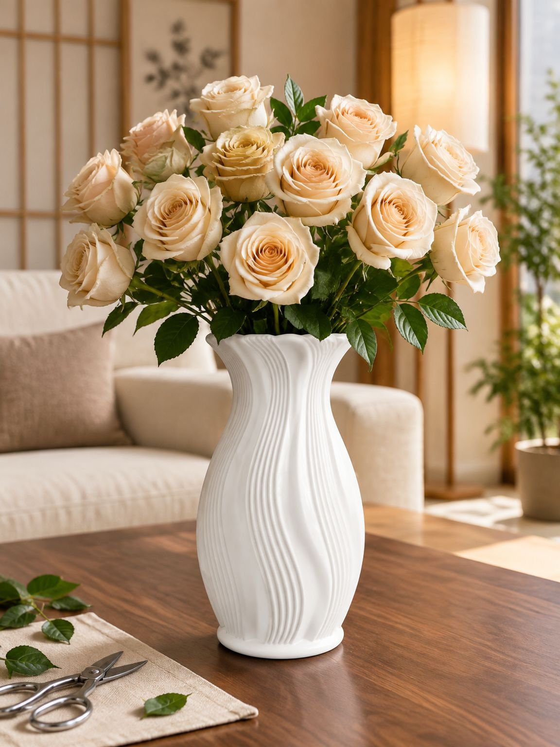 Stylish gradient design on the French Flower Vase