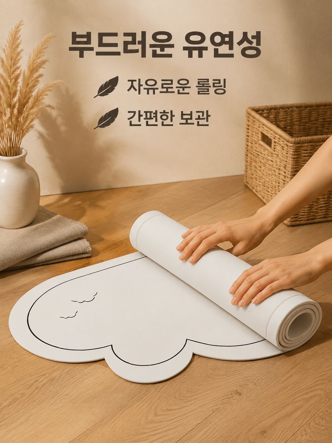 미끄럼 방지 화장실 흡수 매트