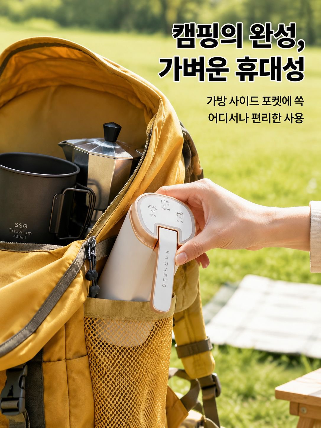 간편한 조작 버튼이 있는 전동 펌프