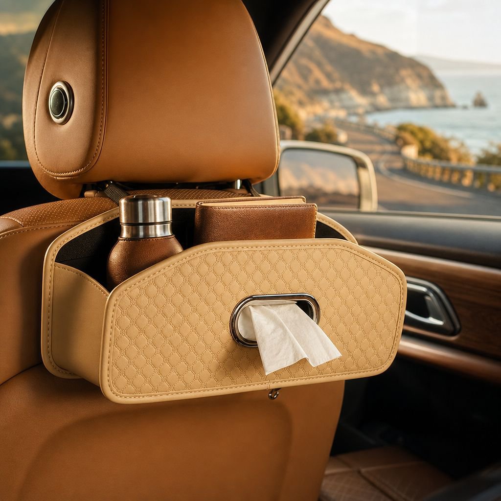 Seat back storage