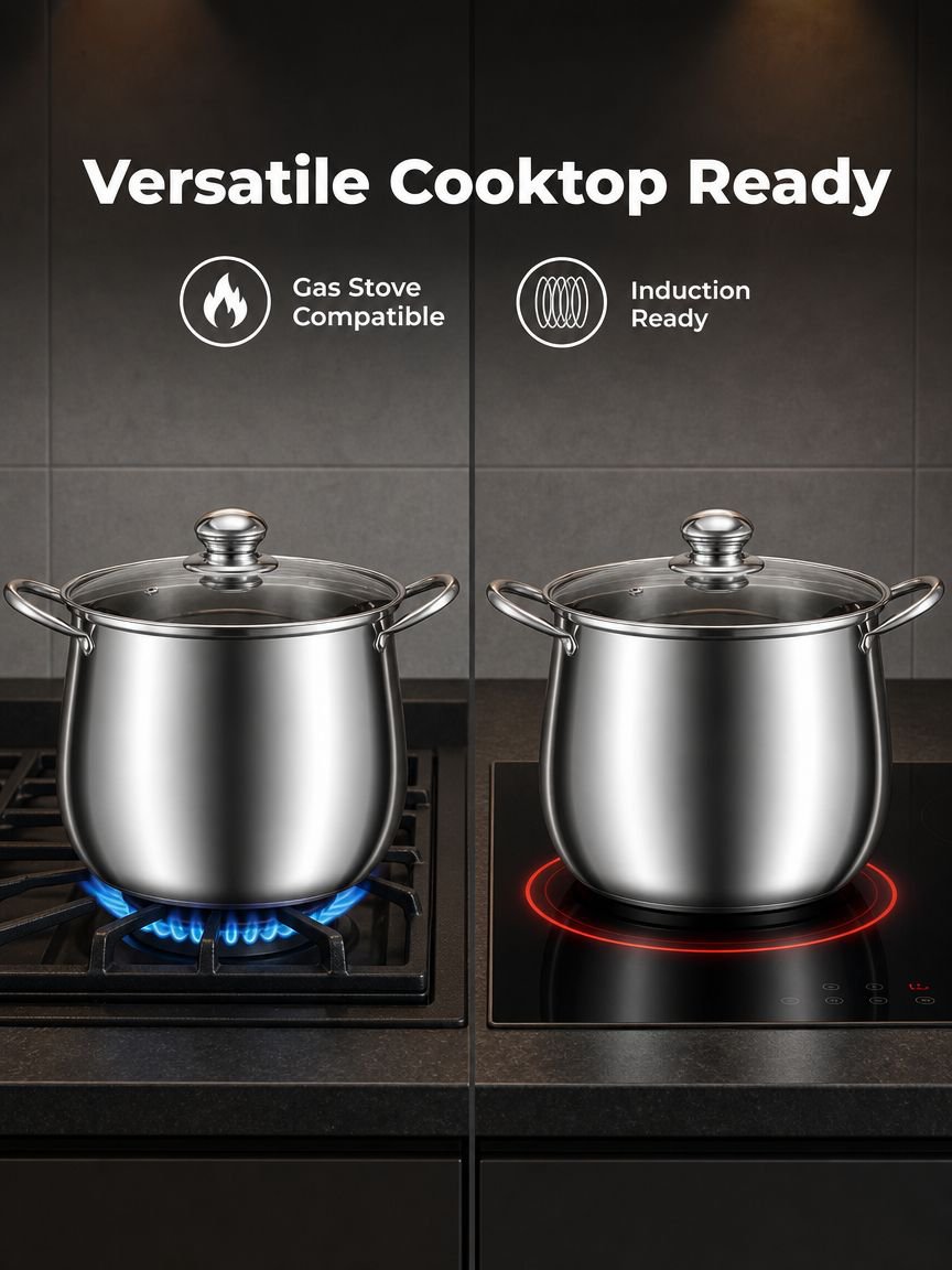 Stainless Steel High Stockpot