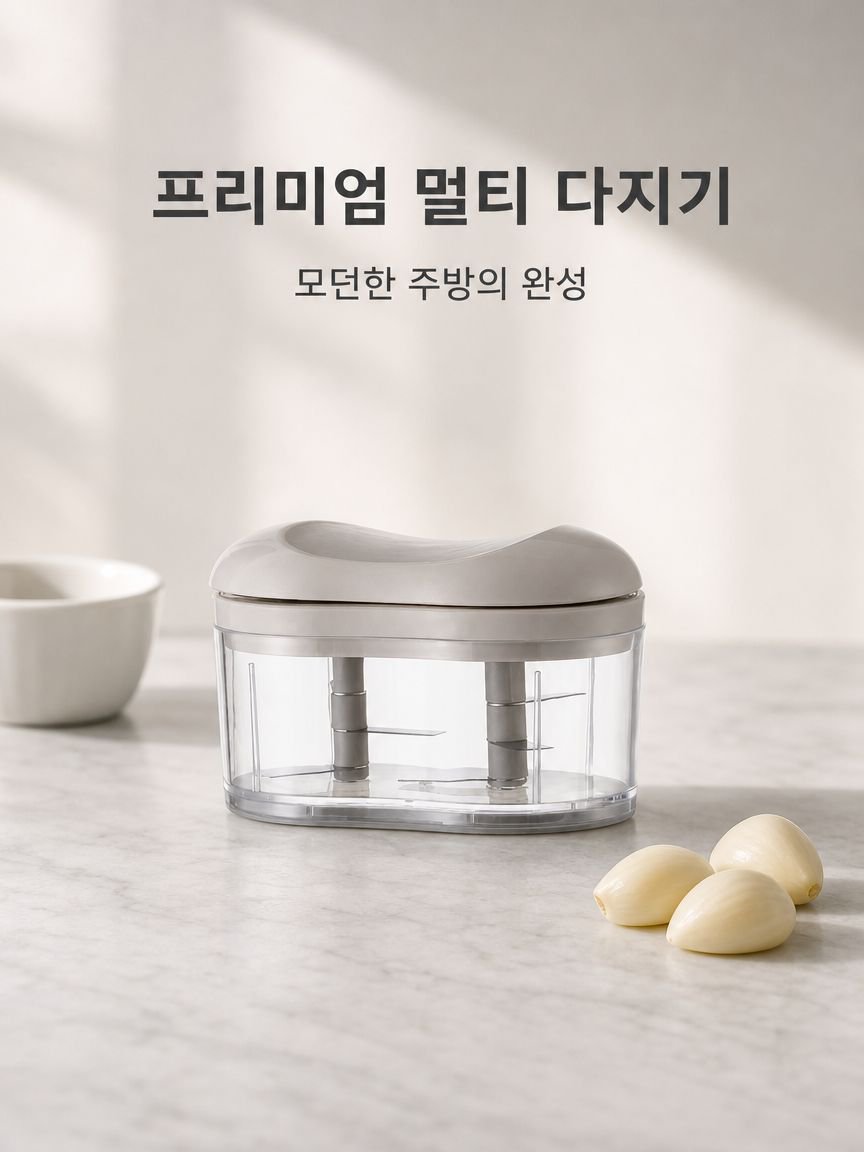다기능 수동 마늘 다지기