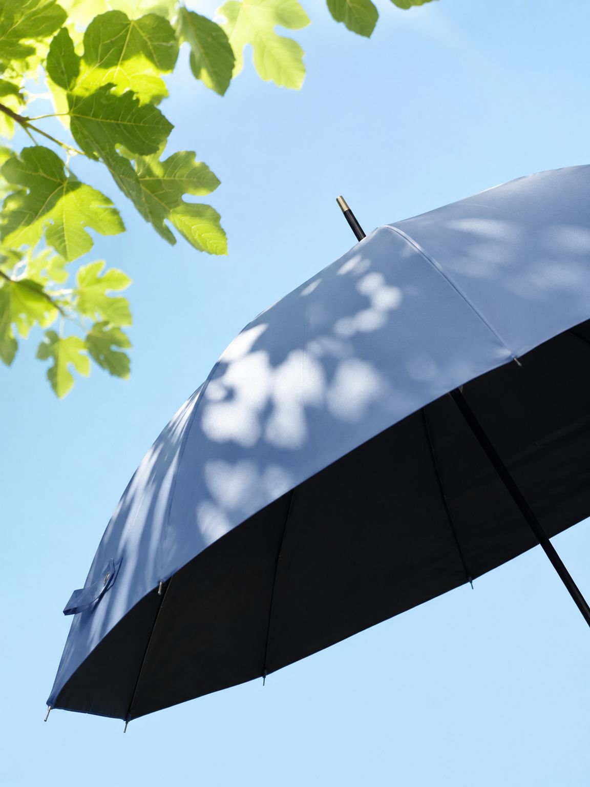 Sixteen-rib canopy structure of a long handle umbrella