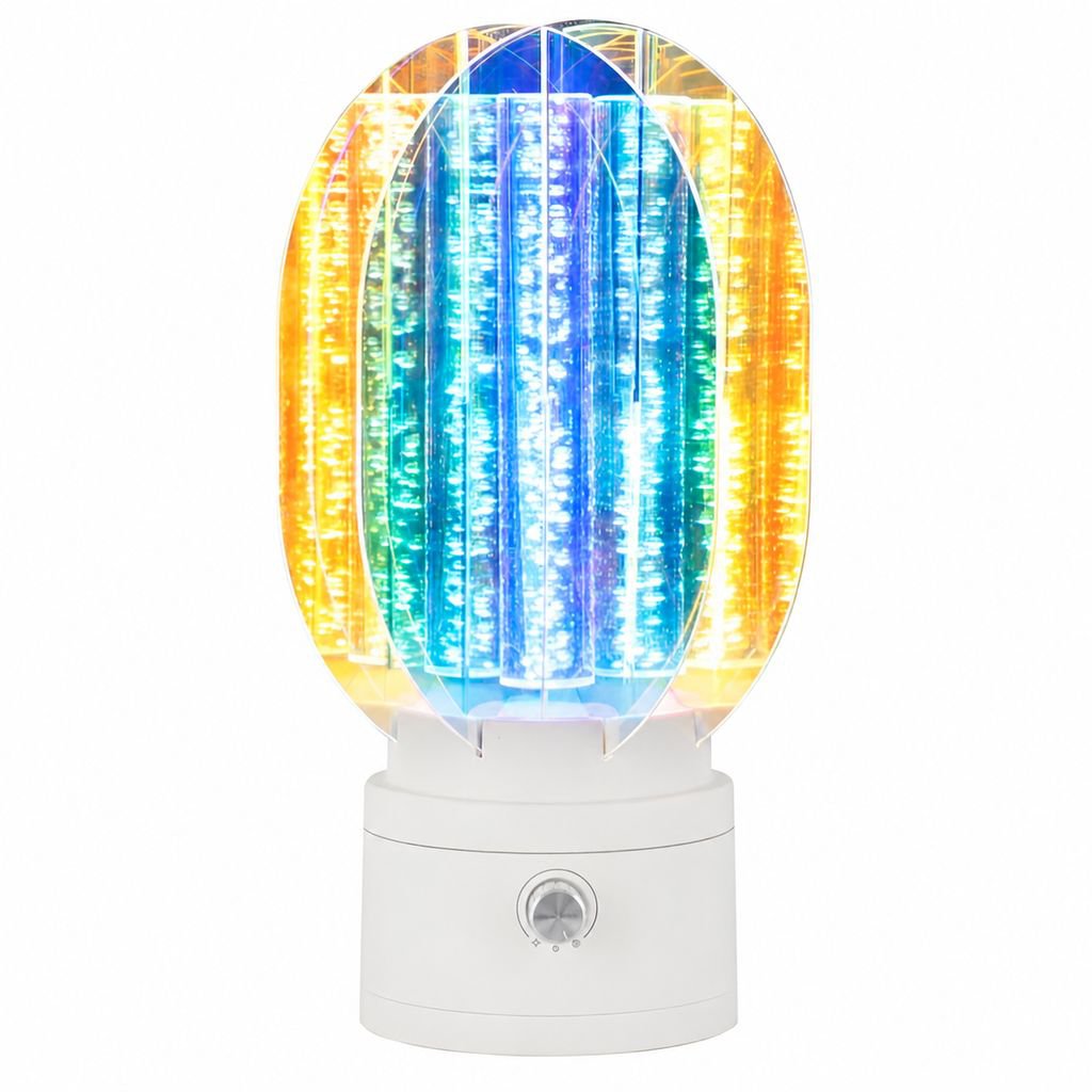 Aurora Atmosphere Lamp Dimmable Rotating Night Light Rechargeable