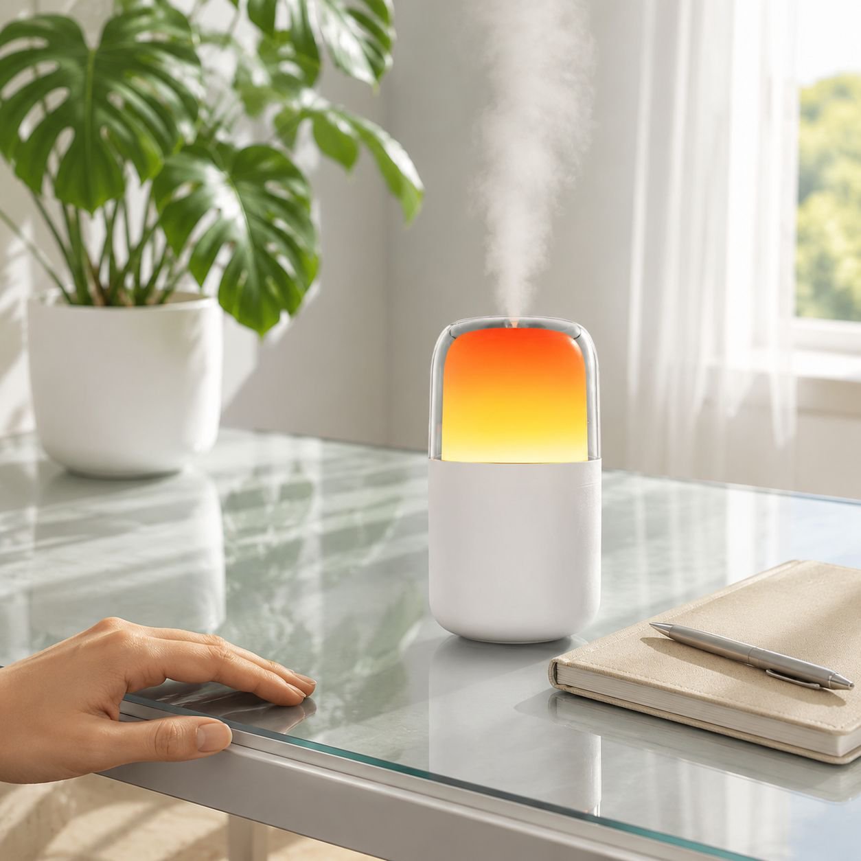 Efficient air purifier and aromatherapy diffuser